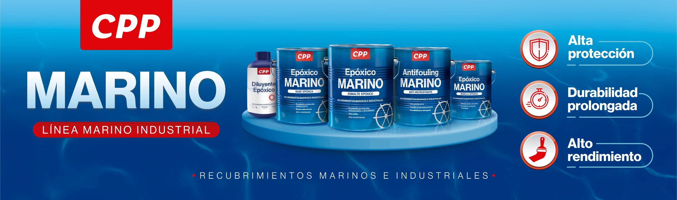 CPP Marino, línea de recubrimientos marinos e industriales