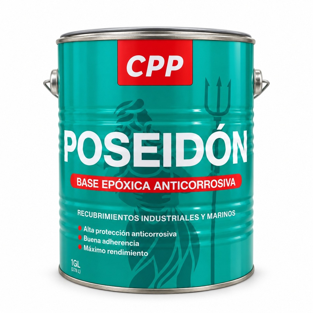 CPP POSEIDON BASE EPOXICA ANTICORROSIVA ROJO ÓXIDO 1GL